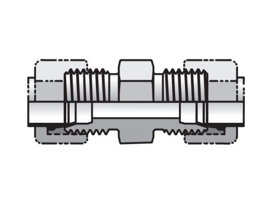 Picture of Parker 4 HBI2-B BP - Intru-Lok Straight HBI2