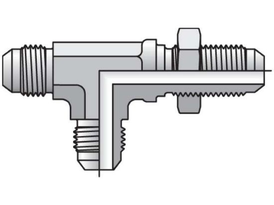 Picture of Parker 8 WJJTX-S BP - Triple-Lok 37° Tee WJJTX