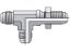 Picture of Parker 4 WJJTX-S BP - Triple-Lok 37° Tee WJJTX
