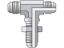 Picture of Parker 6 WJTX-WLN-S BP - Triple-Lok 37° Tee WJTX