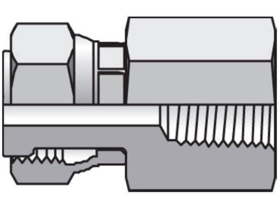 Picture of Parker 6 G6L-S BP - Seal-Lok ORFS Straight Swivel G6L