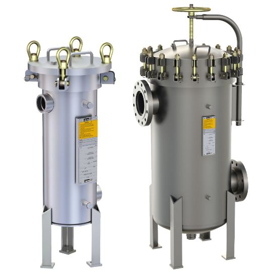 Picture of Parker 4HSB31-6FK1 - FULFLO SB BAG FILTER VESSELS | CARBON STEEL, 304 & 316 STAINLESS STEEL ASME CODE DESIGN FOR PROCESS LIQUID FILTRATION