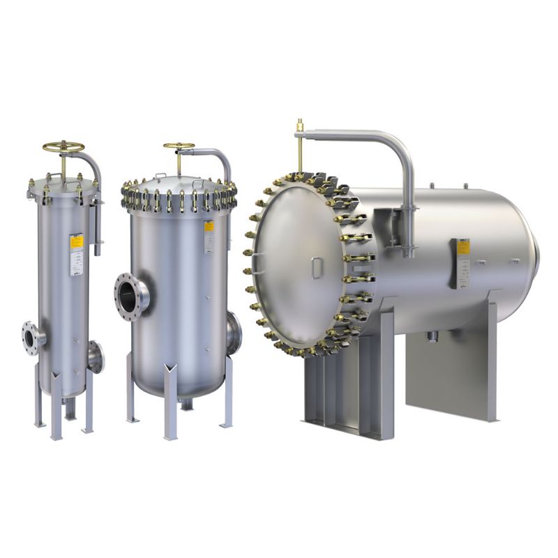 Picture of Parker 4LMP103-3-8FK2 - FULFLO MP (MEMBRANE PROTECTOR) MULTI-CARTRIDGE FILTER VESSEL 304L & 316L STAINLESS STEEL, ASME DESIGNS FOR R.O. PRE-FILTRATION
