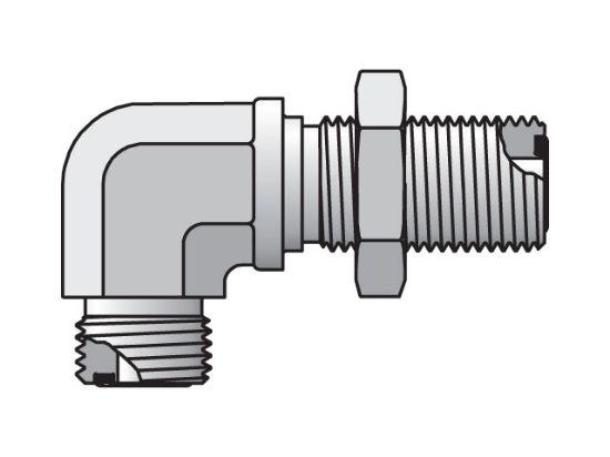 Picture of Parker 4WEMLS - Seal-Lok ORFS 90° Elbow WEMLO