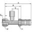 Picture of Parker 5S1A-6-6-PB - A/C Clip Air Conditioning Hose Fitting- 1A Series Fittings