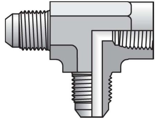 Picture of Parker 6 MBTX-SS - Triple-Lok 37° Tee MTX