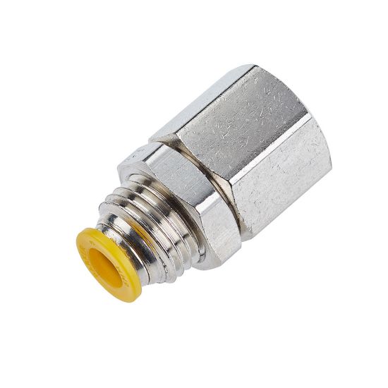 Picture of Parker 66PLPBH-10M-6G - Push-to-Connect Nickel Plated Instant Fittings - Prestolok PLP Metal