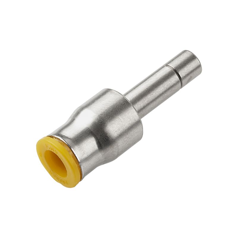 Picture of Parker 67PLP-6M-8M - Push-to-Connect Nickel Plated Instant Fittings - Prestolok PLP Metal