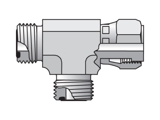 Picture of Parker 20R6MLOS - Seal-Lok ORFS Tee R6MLO