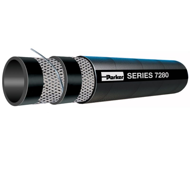 Picture of Parker 72801BPR-120 - FLEX-EVER™ 2000 Hardwall Gasoline Dispenser Hose Factory Assemblies, Series 7280