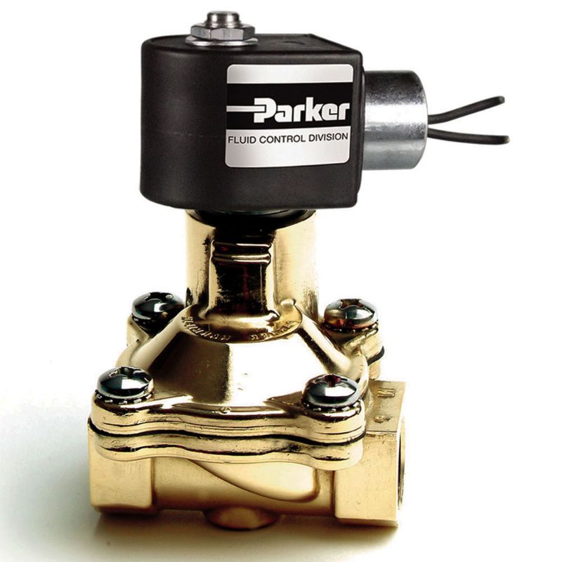 Picture of Parker 73218BN87N00N0C222Q3 - Parker 2-Way Normally Closed, 1-1/2" NPT General Purpose Solenoid Valves