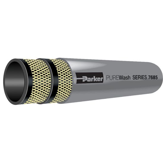 Picture of Parker 7685-6-GRA-RL - PUREWash Hose Series 7685