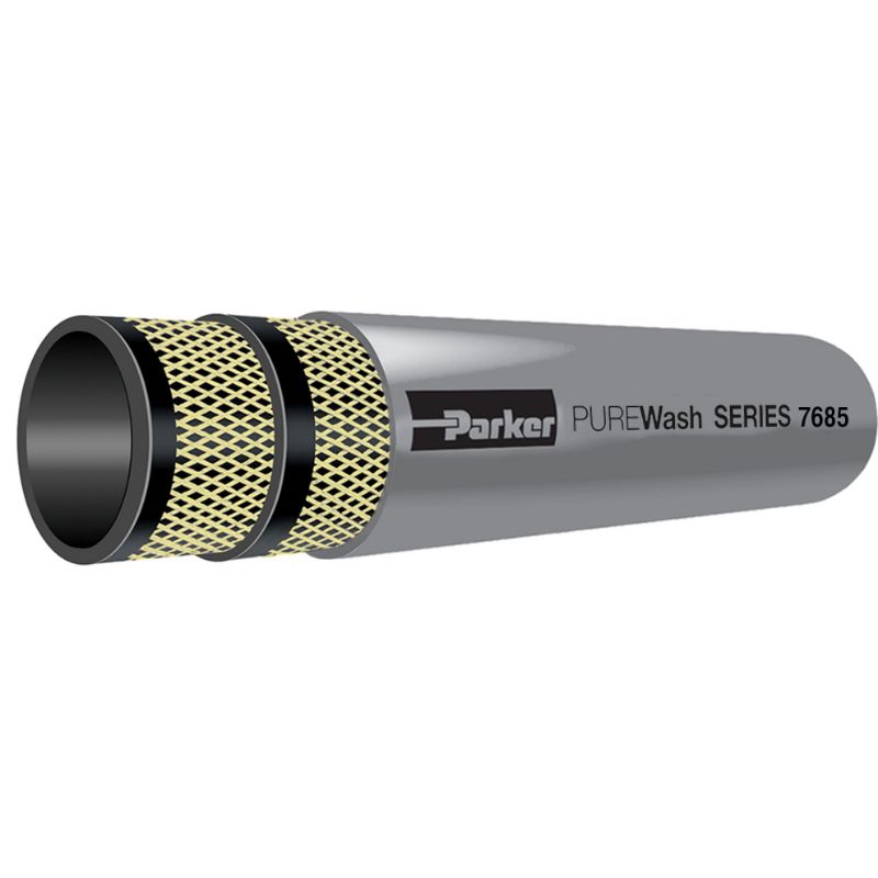 Picture of Parker 7685-6-GRA-RL - PUREWash Hose Series 7685