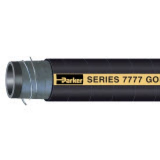 Picture of Parker 7777-2500 - GOLD LABEL® Jac-Riser Aircraft Fueling Suction Hose, Series 7777