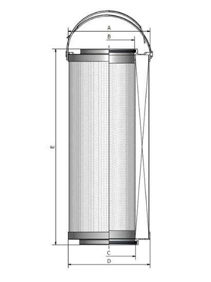 Picture of Parker 933352 - Replacement Elements - Medium Pressure Filter IL8 Series