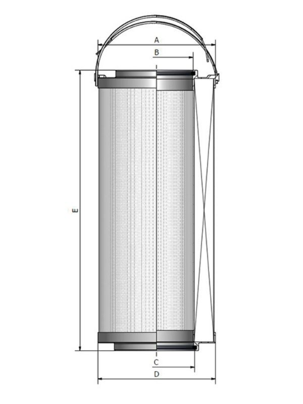Picture of Parker 927661Q - Replacement Elements - Medium Pressure Filter IL8 Series