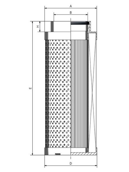 Picture of Parker G01315Q - Replacement Elements - 22PD-32PD Series
