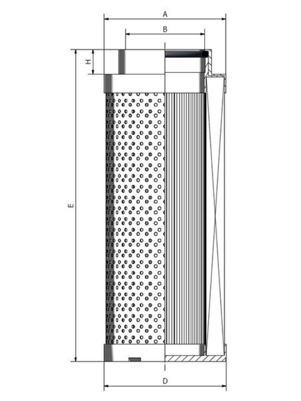 Picture of Parker G01315Q - Replacement Elements - 22PD-32PD Series