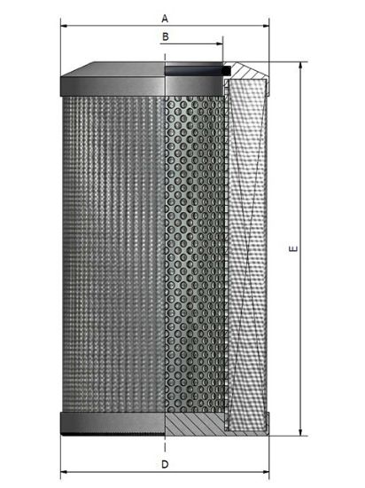 Picture of Parker 940742Q - Replacement Elements - High Pressure Filter 100P Series