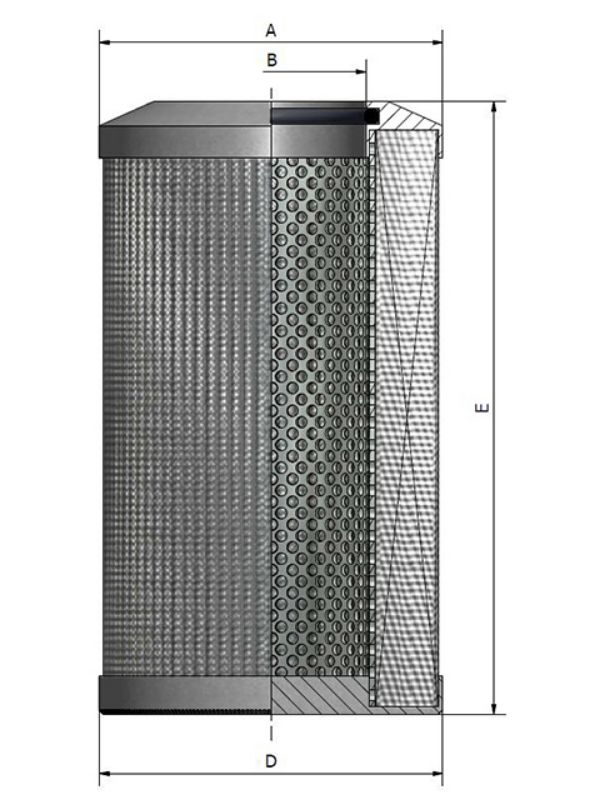 Picture of Parker 939065Q - Replacement Elements - High Pressure Filter 100P Series