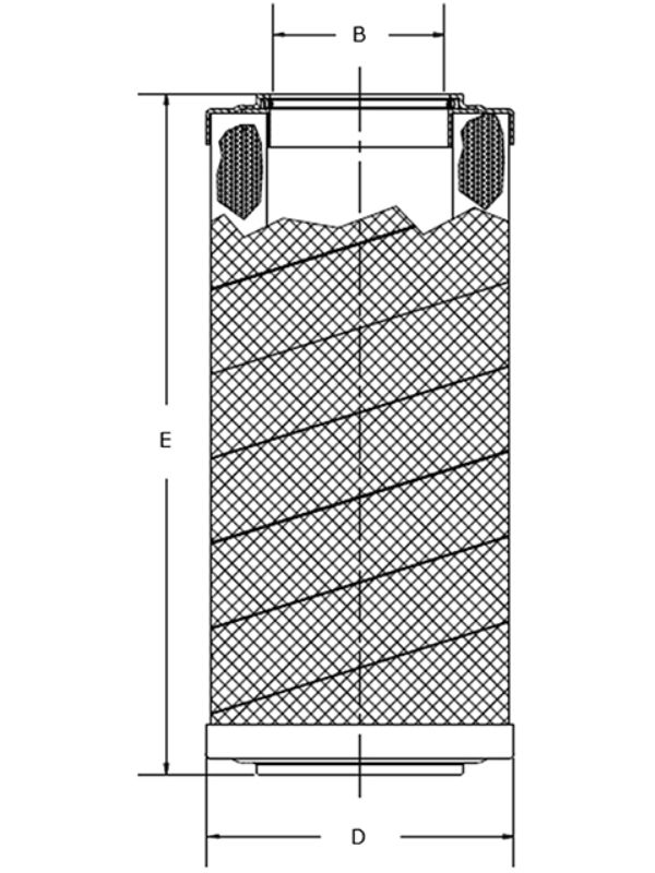 Picture of Parker 936710Q - Replacement Elements - Medium Pressure Filter 15/40/80 CN Series