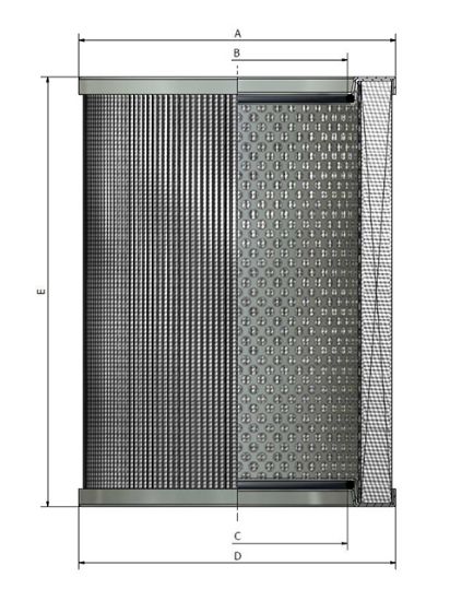 Picture of Parker 928087Q - Replacement Elements - Medium Pressure Filter IL8 Series