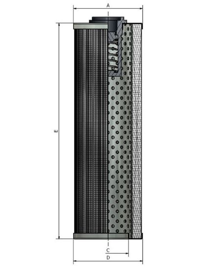 Picture of Parker 941078 - Replacement Elements -  Medium Pressure Filter 12CS/50CS Series