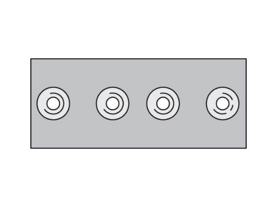 Picture of Parker APDA1X - Metric Standard Series APDA Double Weld Plate