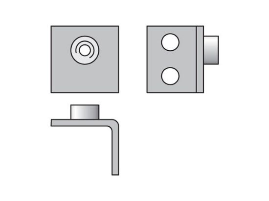 Picture of Parker APWA3X - Metric Standard Series APWA Weld Plate – Angled