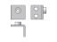 Picture of Parker APWA4X - Metric Standard Series APWA Weld Plate – Angled