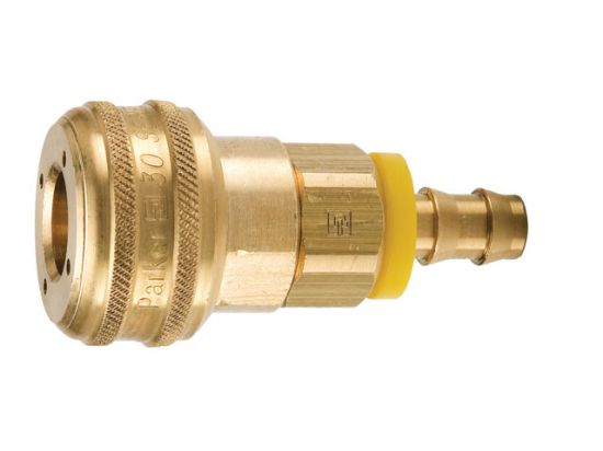 Picture of Parker B30-3BP-BULK - 30 Series Coupler - Push-lok Hose Barb
