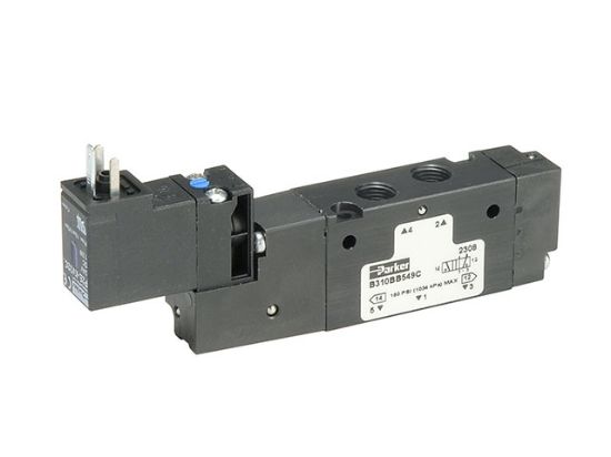 Picture of Parker B713BB553A - B Series Single Solenoid 4-way 2-position Valve