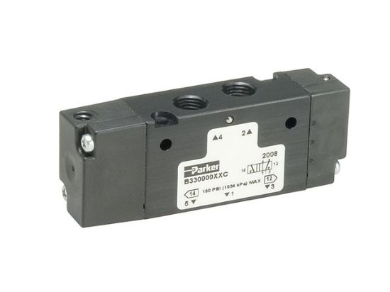 Picture of Parker B844000XXA - B Series Double Air Piloted 4-way 2-position Valve