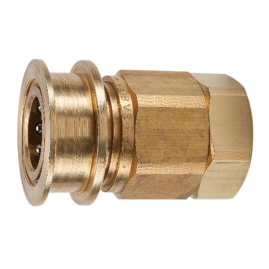 Picture of Parker BPEAC4-4F - Vacuum and Medium Pressure Quick Couplings - EA Series
