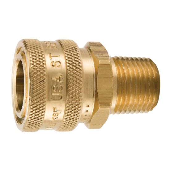 Picture of Parker BST-3MY - High Flow, Unvalved, Hydraulic Quick Couplings - ST Series