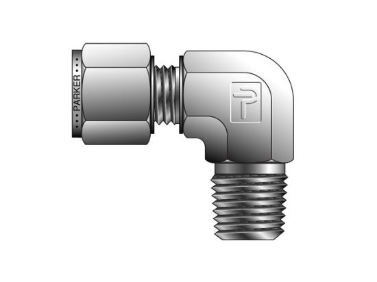 Picture of Parker CBZ 12-1/2-SS - CPI Metric Tube NPT Male Elbow - CBZ