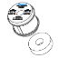 Picture of Parker CCV55404-08 - Crankcase Ventilation System Replacement Elements– Racor
