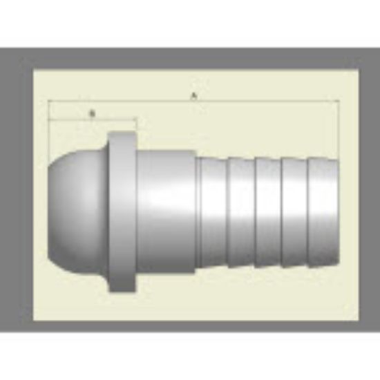 Picture of Parker CGHBL-12-12 - Permanent Crimp Brass Couplings, Series CGHBL
