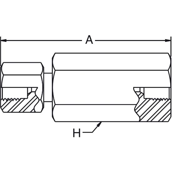 Picture of Parker CV5Y-6C-60 - OBSOLETE: Ball Check Valves
