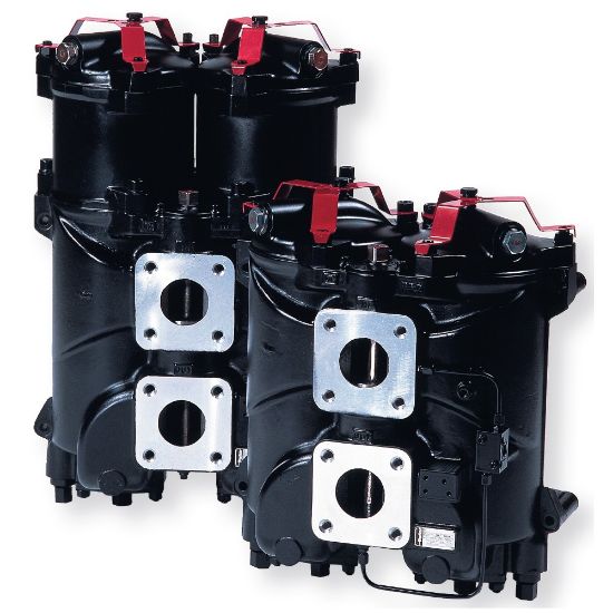 Picture of Parker DF20352015NVPHD651 - Low Pressure In-Line Duplex Filter - DF2035 Series