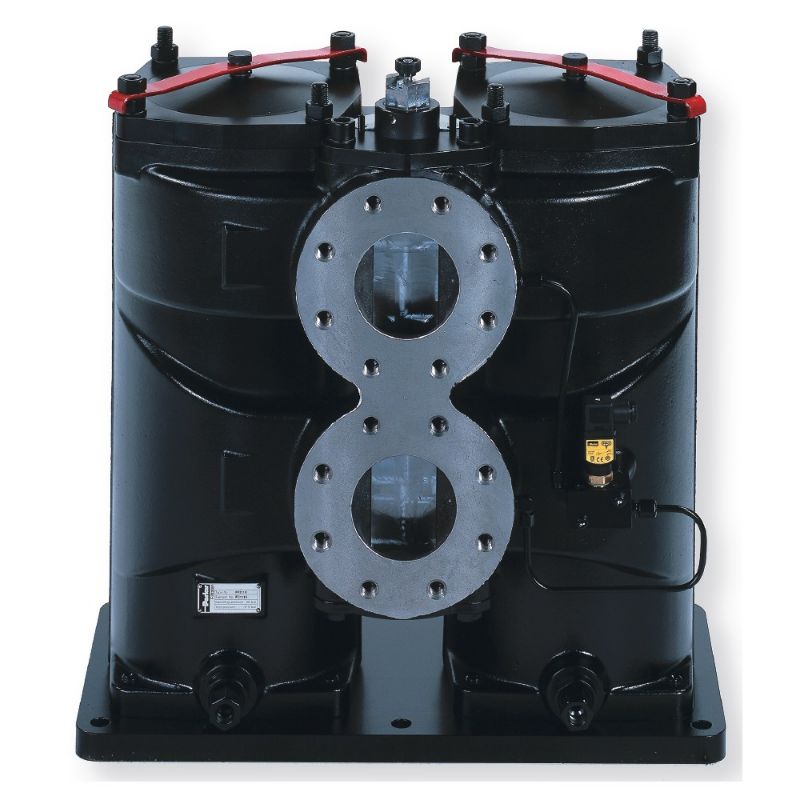 Picture of Parker DF2050210QVT1HD802 - Low Pressure In-Line Duplex Filter - DF2050 Series