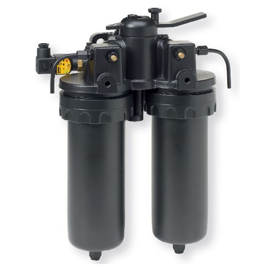 Picture of Parker DF21452060WVM3KG121 - Low Pressure In-Line Duplex Filter - DF2145 Series