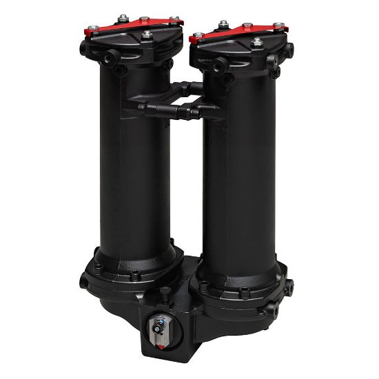 Picture of Parker DF656035WVF1KR321 - Low Pressure In-Line Duplex Filter - DF65 Series