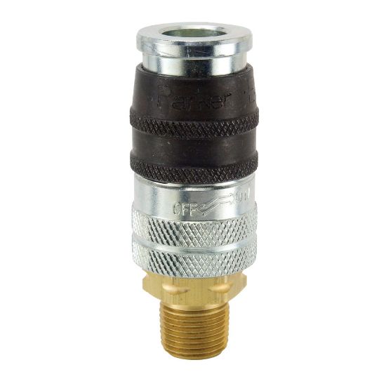 Picture of Parker EZ-251-6MP - Industrial Interchange, Safety Quick Connect Air Couplers, ISO 4414 - E-z-mate Series