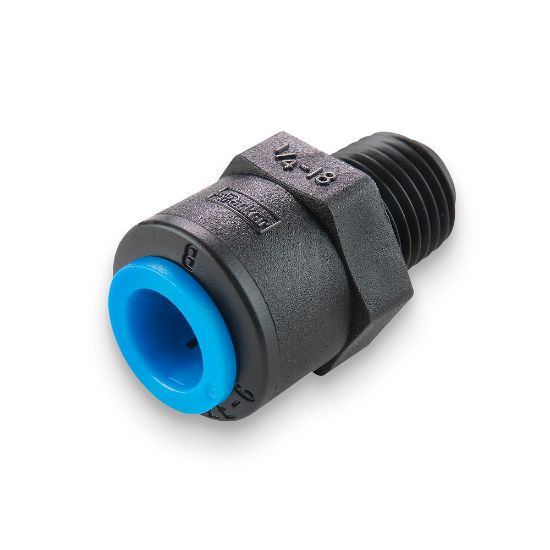 Picture of Parker FB6MCVC4-HBLU-15 - TrueSeal Acetal & Kynar Check Valves -  Push to Connect