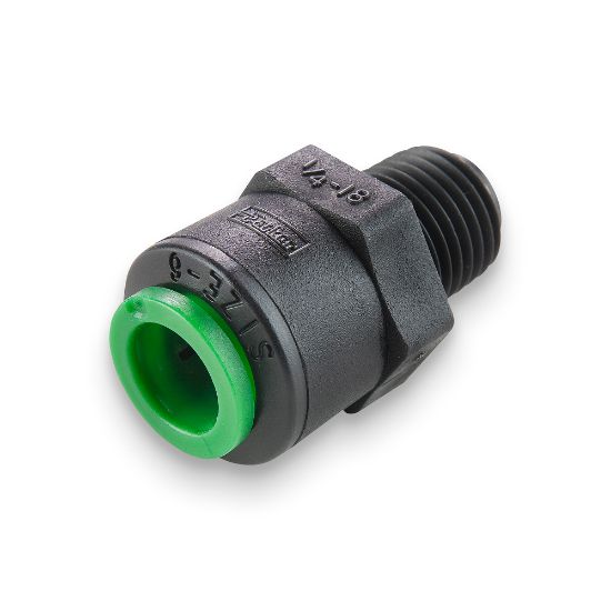 Picture of Parker FB6MCVC4-HGRN-40 - TrueSeal Acetal & Kynar Check Valves -  Push to Connect