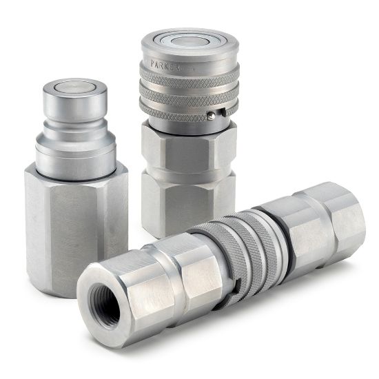 Picture of Parker FEM-371-18BMCL - Flat Face, ISO 16028, Hydraulic Quick Couplings - FEM Series