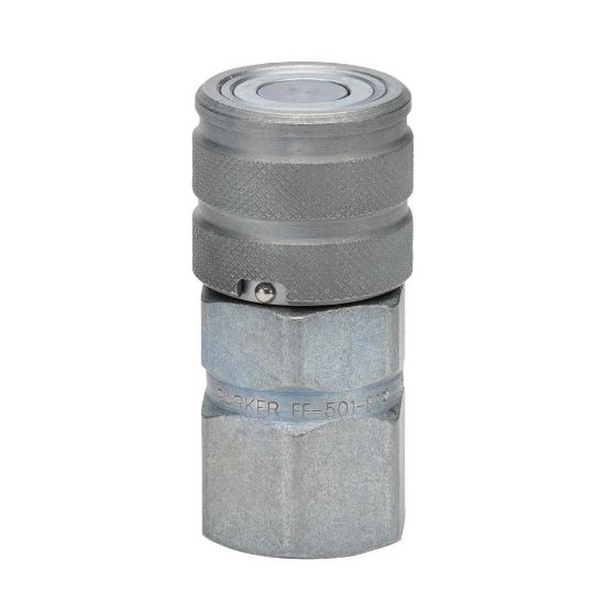 Picture of Parker FF-501-8FP-E4 - Flat Face, HTMA, Hydraulic Quick Couplings - FF and FC Series