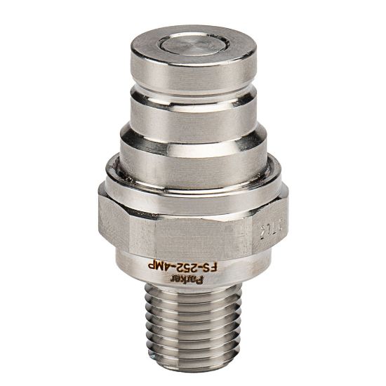 Picture of Parker FS-252-4MP - Flat Face, Chemical Compatible Quick Couplings - FS Series