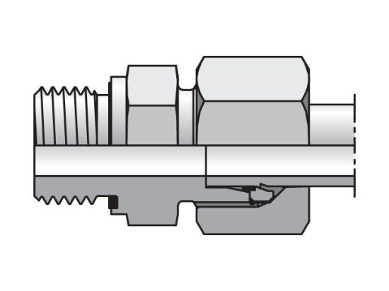 Picture of Parker GE06LMED71 - EO/EO-2 Straight, Male Connector - GE-M-ED